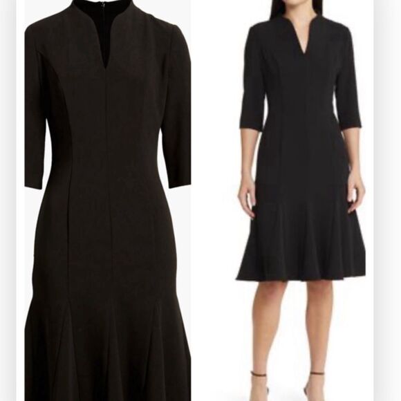 Black Halo Allic High Neck Dress size 12 NWT $415 - Picture 4 of 8